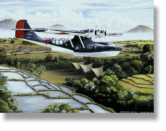 PBY5A Catalina Post War
Oil on masonite
ingelijst 30 x 40 cm € 250,00